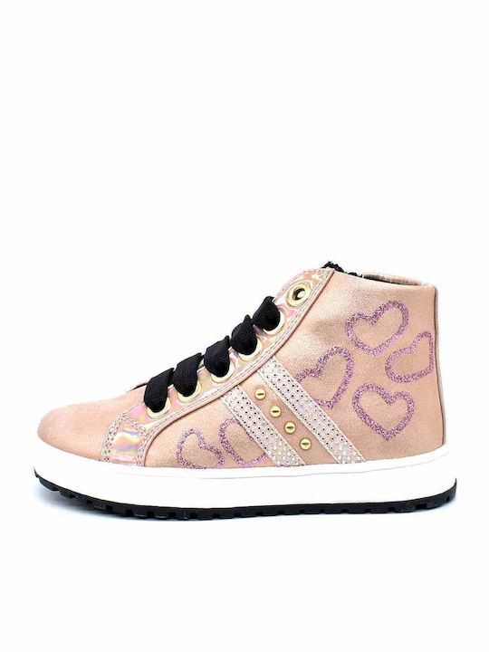 Παιδικά Sneakers High Ροζ