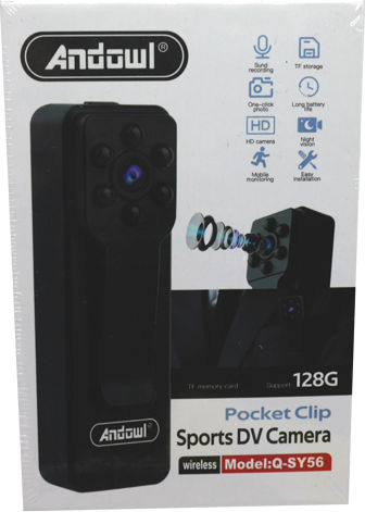 Andowl Q-SY56 Action Camera Full HD (1080p) Μαύρη