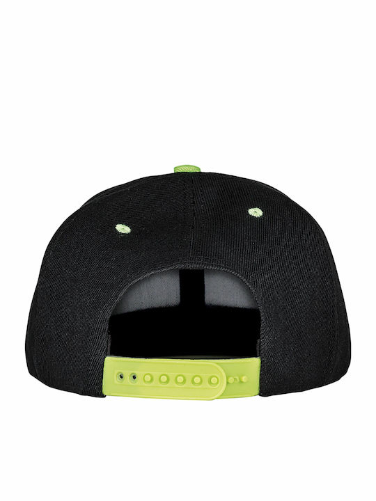 Snapback Cap Black / Lime