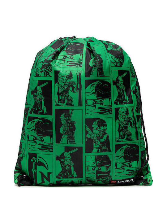Lego Wear Ninjago Детска чанта Мешка Зелена 32брx41брсм. Lego Wear Ninjago Детска чанта Мешка Зелена 32брx41брсм.