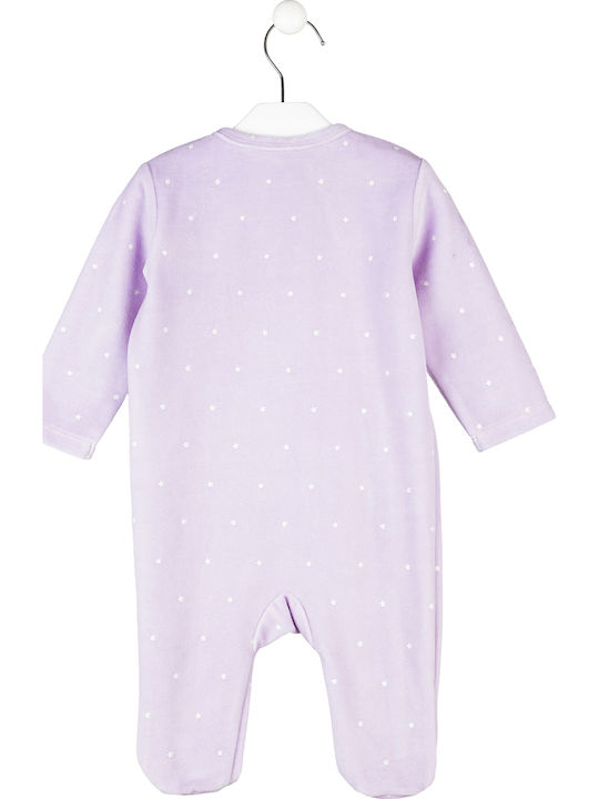 Losan Baby-Strampler Flieder