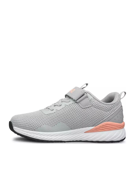 Παιδικά Sneakers με Σκρατς Γκρι