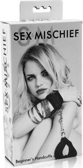 Sportsheets Sex & Mischief Beginners Handcuff Белезници в Черен Цвят