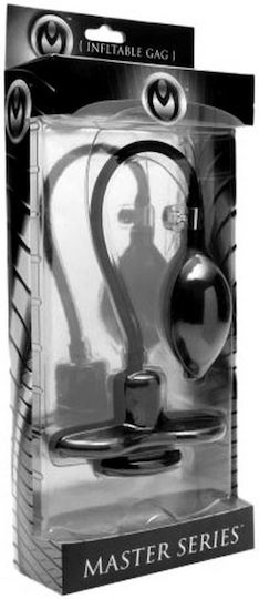 XR Master Series Inflatable Butterfly Gag Knebel in Schwarz Farbe
