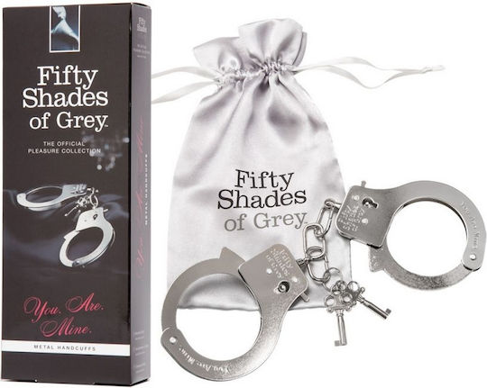 Fifty Shades of Grey You are Mine Handcuffs in Silver Color