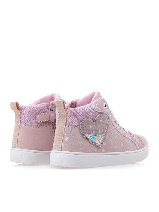 Παιδικά Sneakers High Ροζ