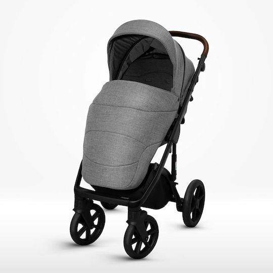 Dovadi Atta Adjustable 2 in 1 Baby Stroller Suitable for Newborn Total Grey 13.1kg