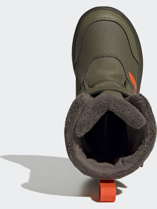Winterplay Kids Snow Boots with Velcro Khaki