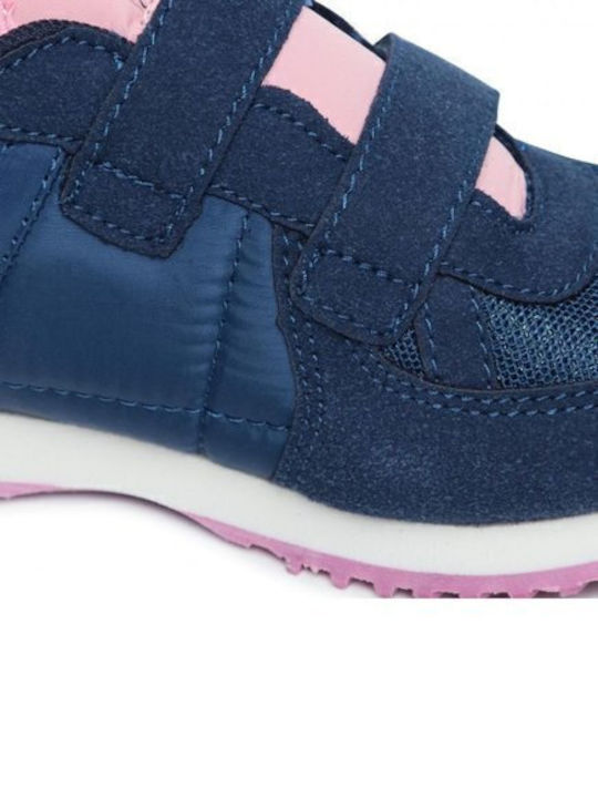Sydney Basic Kids Sneakers with Scratch Navy Blue