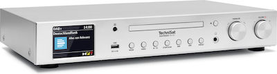 Technisat 0001/3989 Digitradio 143 (V3) Hi-Fi CD Player Ασημί