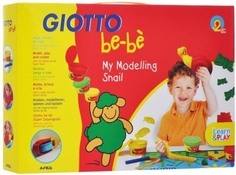 Giotto Пластелин - Игра Bebe Snail за 2+ Години