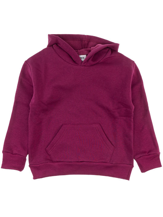 Trax Kids Sweatshirt with Hood and Pocket Purple