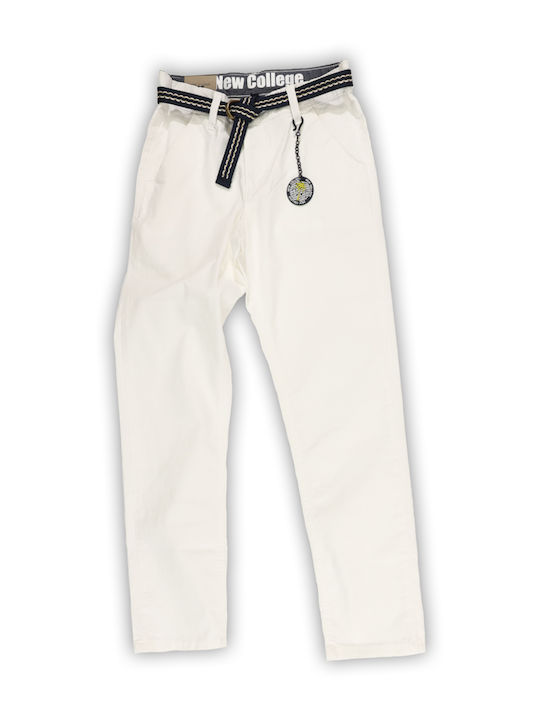 New College Boys Fabric Trouser Gray