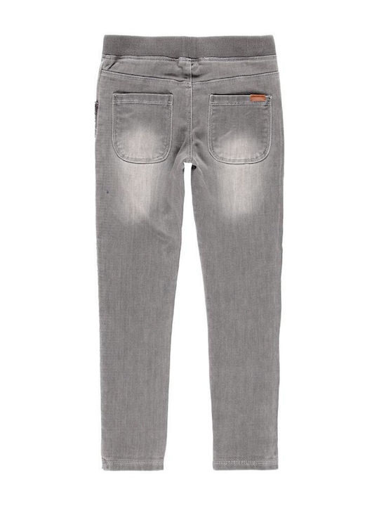 Boboli Girls Denim Trouser Gray