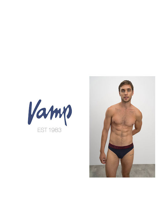 Herren Slips Blau 2Packung