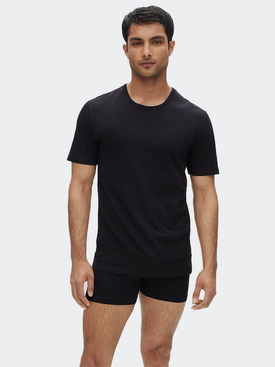 Men's Short Sleeve Undershirts Grey / White / Black 3Pack