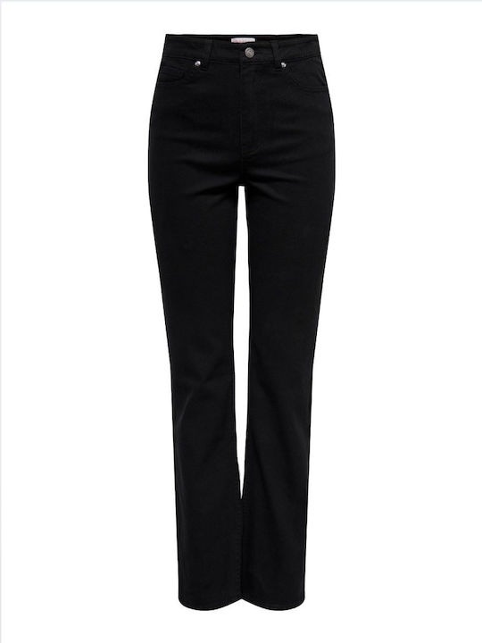 Damenjeans in Gerader Linie Schwarz