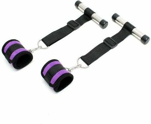 Rimba Over The Door Cuffs Set Σετ για Δέσιμο σε Πόρτα σε Μωβ Χρώμα