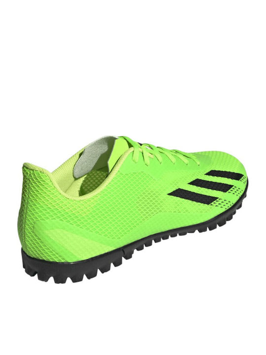 adidas X Speedportal 4 Football Shoes with Molded Cleats Solar Green / Core Black / Solar Yellow