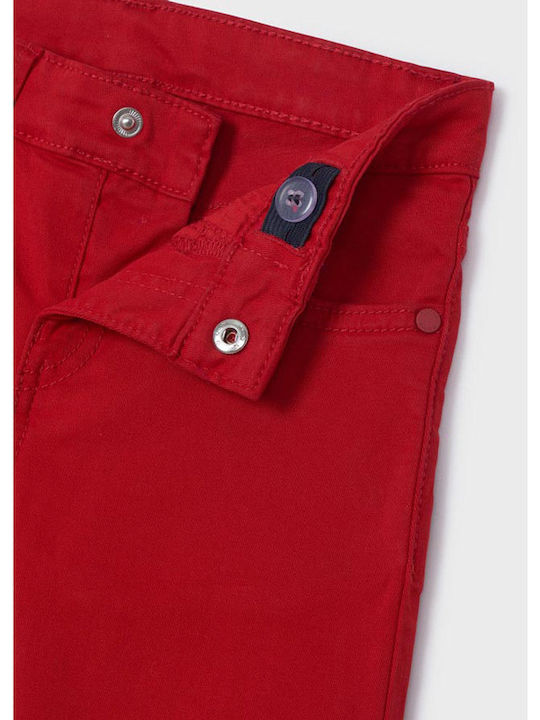 Mayoral Boys Fabric Trouser Red