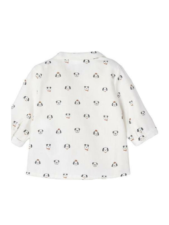 Kids Shirt Long Sleeve White Ecofriends