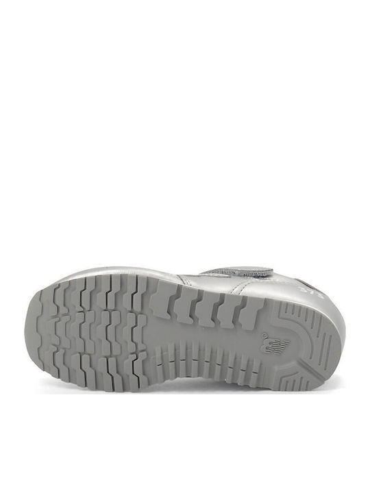 373 Kids Sneakers with Scratch Silver