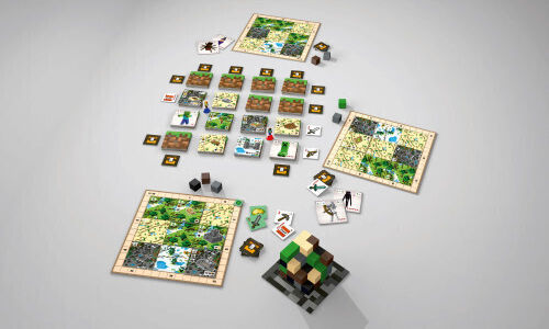 Board Game Minecraft for 2-4 Players 10+ Years Old (RO) Ravensburger
