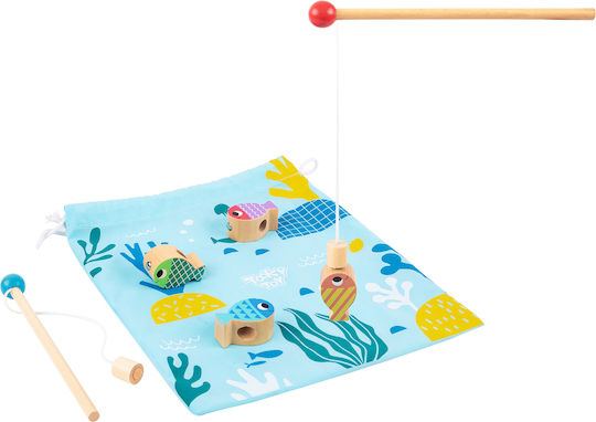 Tooky Toys Ξύλινο Παιχνίδι Ψαρέματος Wooden Fishing Game για 3+ Ετών