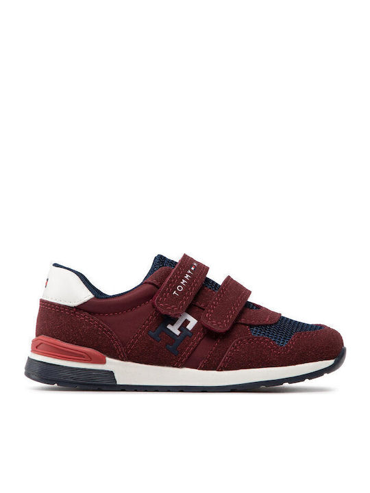 Tommy Hilfiger Kindersneaker Burgundisch