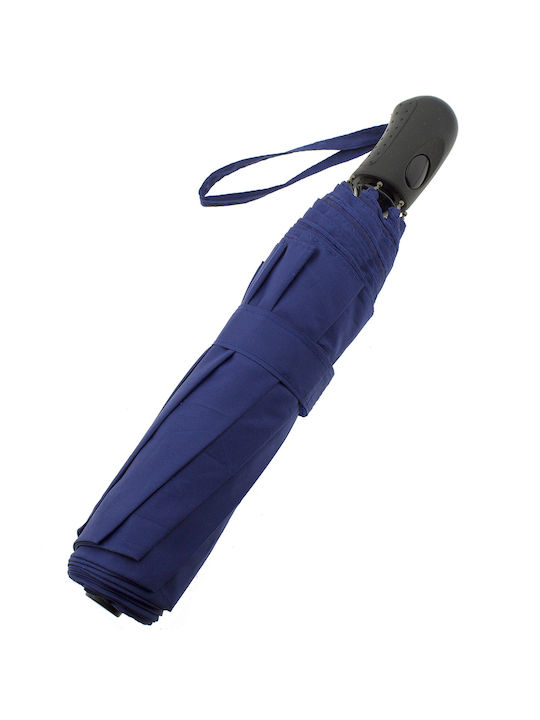 Chanos Regenschirm Kompakt Blau