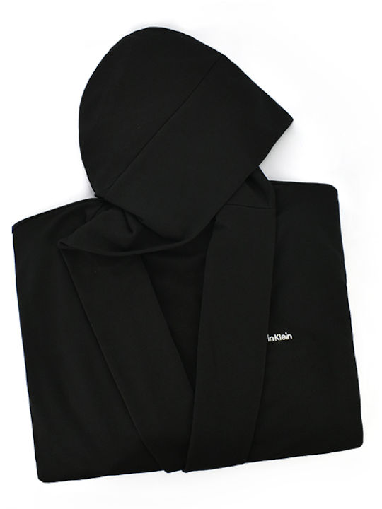 Calvin Klein Men's Winter Pajama Robe Black