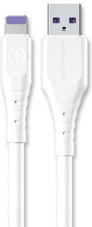 WK WDC-152 USB to Lightning Cable Λευκό 1m