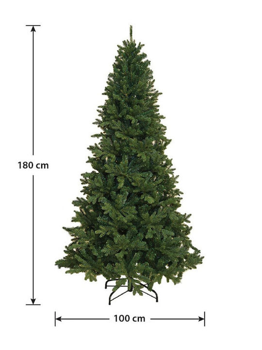 Loudon Christmas Green Tree with Metallic Base H180pcs