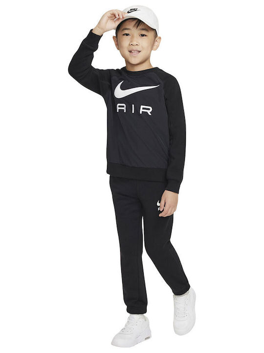 Nike Σετ Φόρμας για Αγόρι Μαύρο 2τμχ Air Crew