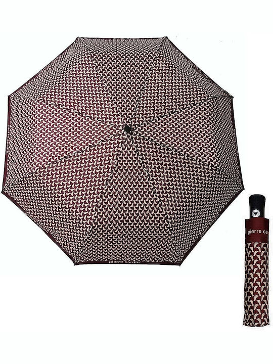 Pierre Cardin PC-6460 Automat Umbrelă de ploaie Compact Maro