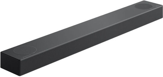 LG S75Q Soundbar 3.1.2 Bluetooth και HDMI 380W με Ασύρματο Subwoofer και Τηλεχειριστήριο Μαύρο
