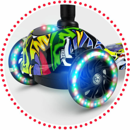 Ricokids Kids Scooter Foldable Scooter 3-Wheel Multicolour