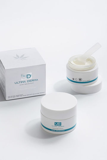 Ultima Derma Cannabis Fresh 24h Cream Face Day with Aloe Vera 50ml