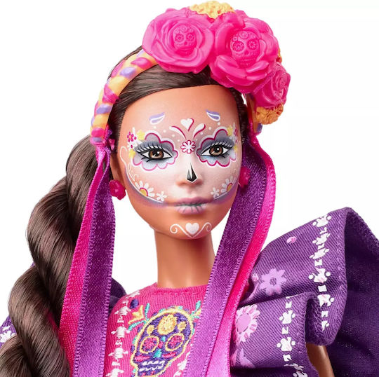 Barbie Dia De Los Muertos Collectible Doll for 6+ years old+ Years 33cm