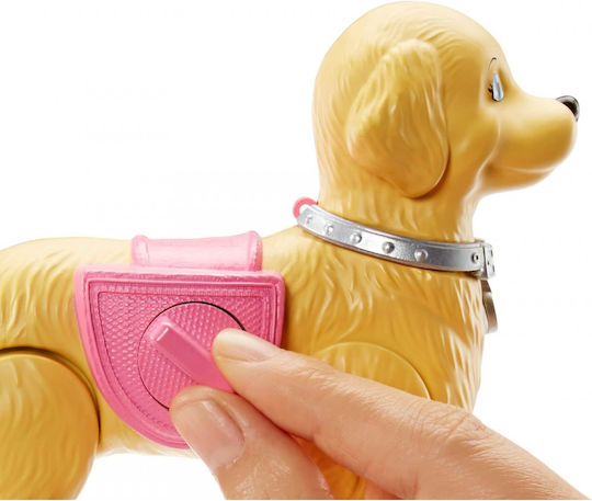 Barbie Walk & Potty Pup Σετ Κούκλας για 3+ Ετών