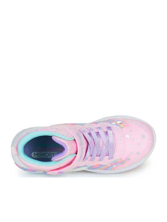 Magical Dreamer Kinder Sneakers Hoch mit Klettverschluss Rosa