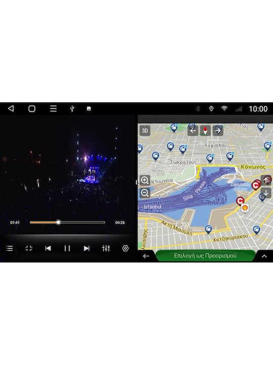 Bizzar Auto-Audiosystem für Nissan Navara / Pfadfinder 2004-2016 mit A/C (Bluetooth/USB/AUX/WiFi/GPS/Apple-Carplay/Android-Auto) mit Touchscreen 9"