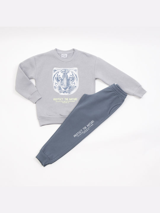 Trax Kids Sweatpants Set Gray 2pcs