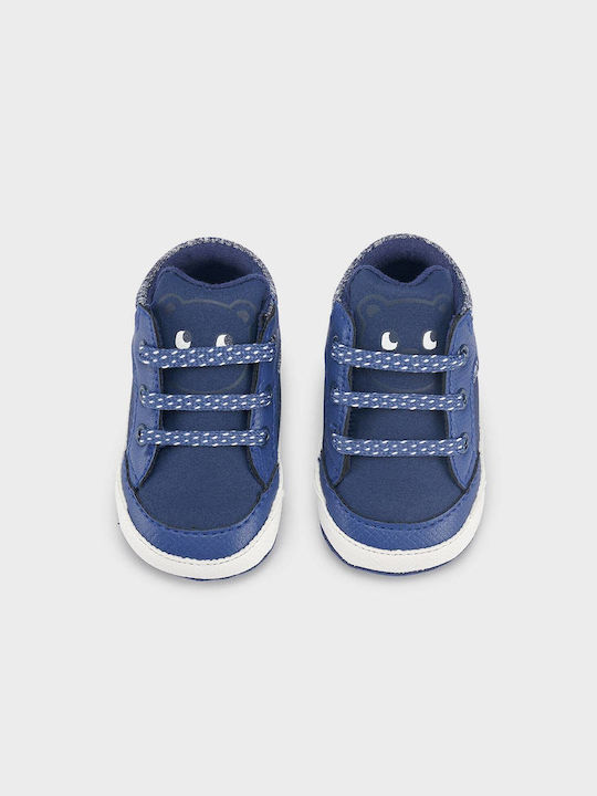 Mayoral Baby Booties Navy Blue