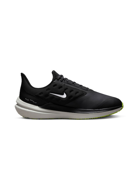 Air Winflo 9 Shield Ανδρικά Αθλητικά Παπούτσια Running Μαύρα
