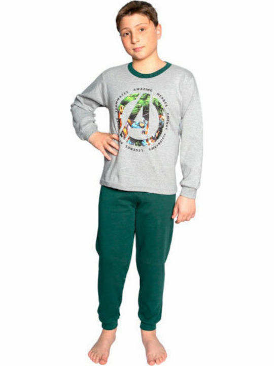 Nina Club Kids Nightwear Winter Gray Minecraft
