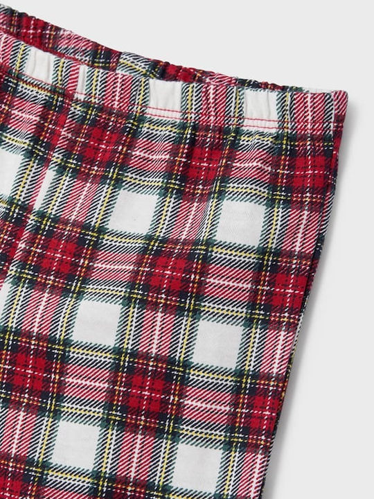 Mayoral Kids' Pajamas Winter Cotton Red Ecofriends