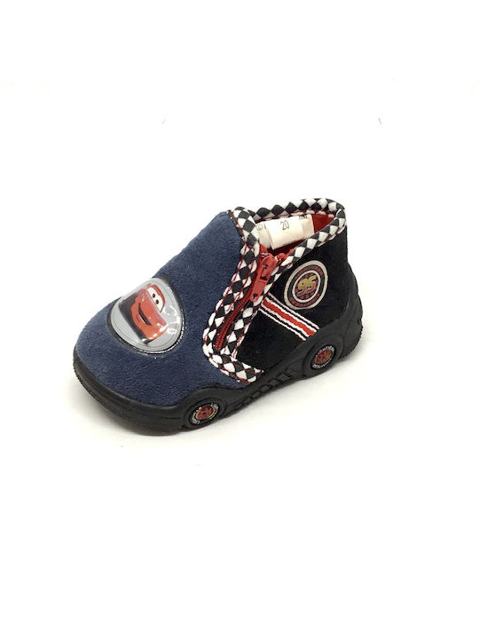 Adam's Shoes Kids Slipper Ankle Boot Blue