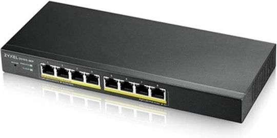 Zyxel GS1915-8EP v1 Managed L2 PoE+ Switch με 8 Θύρες Gigabit (1Gbps) Ethernet