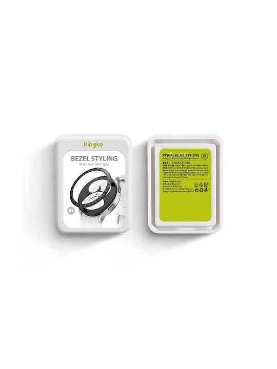 Ringke Bezel Styling Stainless Steel Μαύρο για το Galaxy Watch 4 40mm